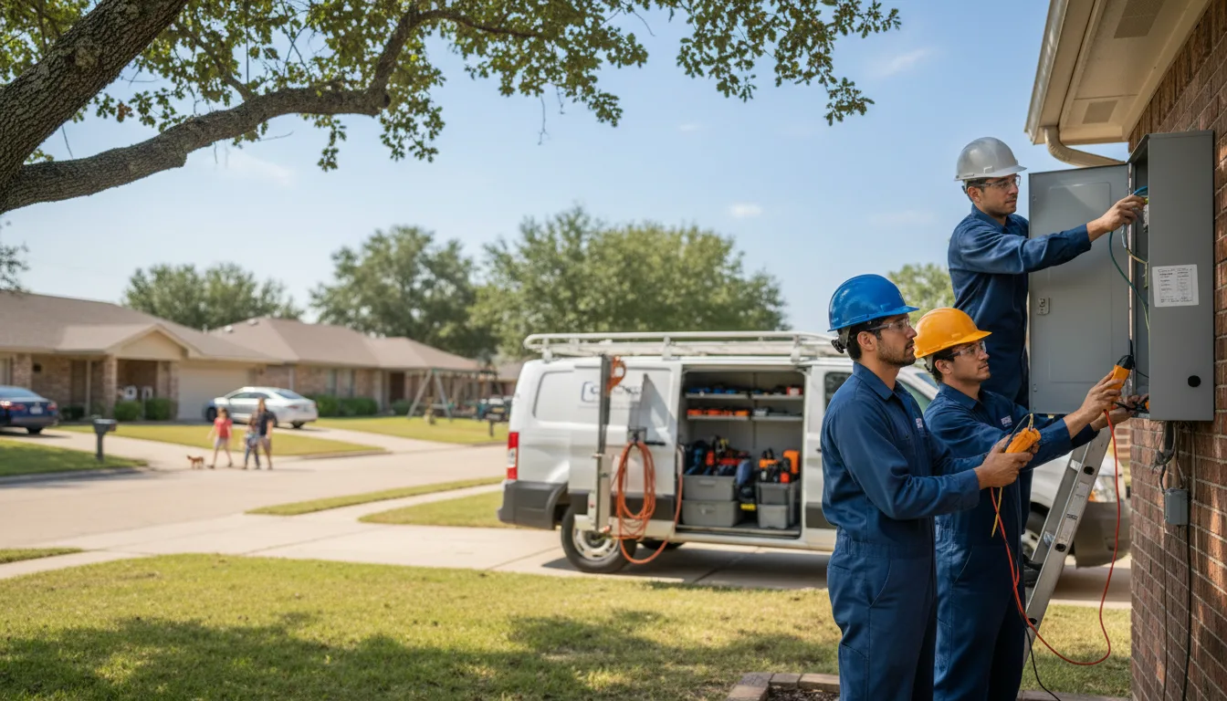 Certified electrician providing emergency electrical services in Mingo, OH
